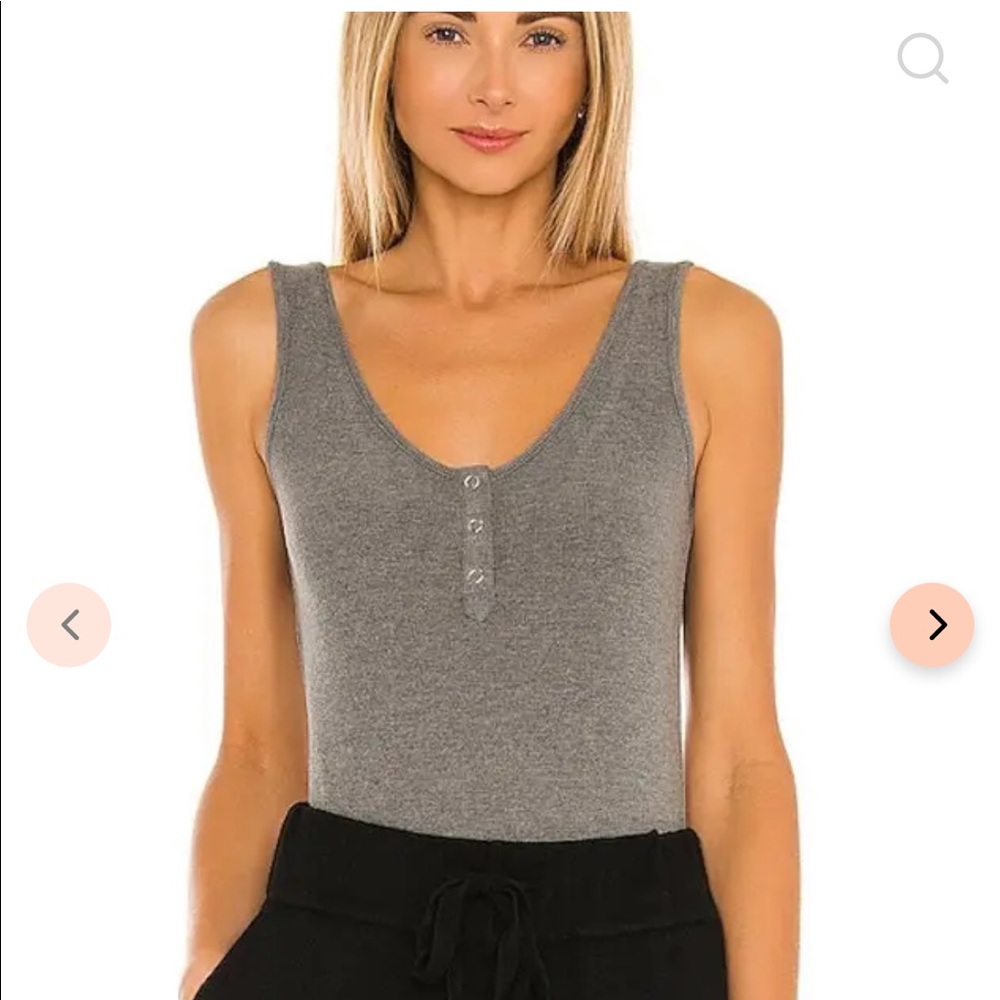 Revolve Henley bodysuit